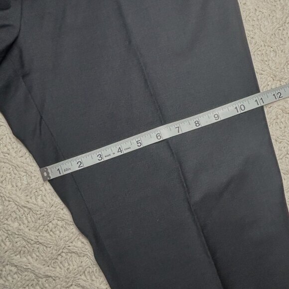 Hugo Boss Mens Modern Fit Wool Pants Size w36 L31 Navy Blue Flat Front‎ Trousers - Picture 9 of 12
